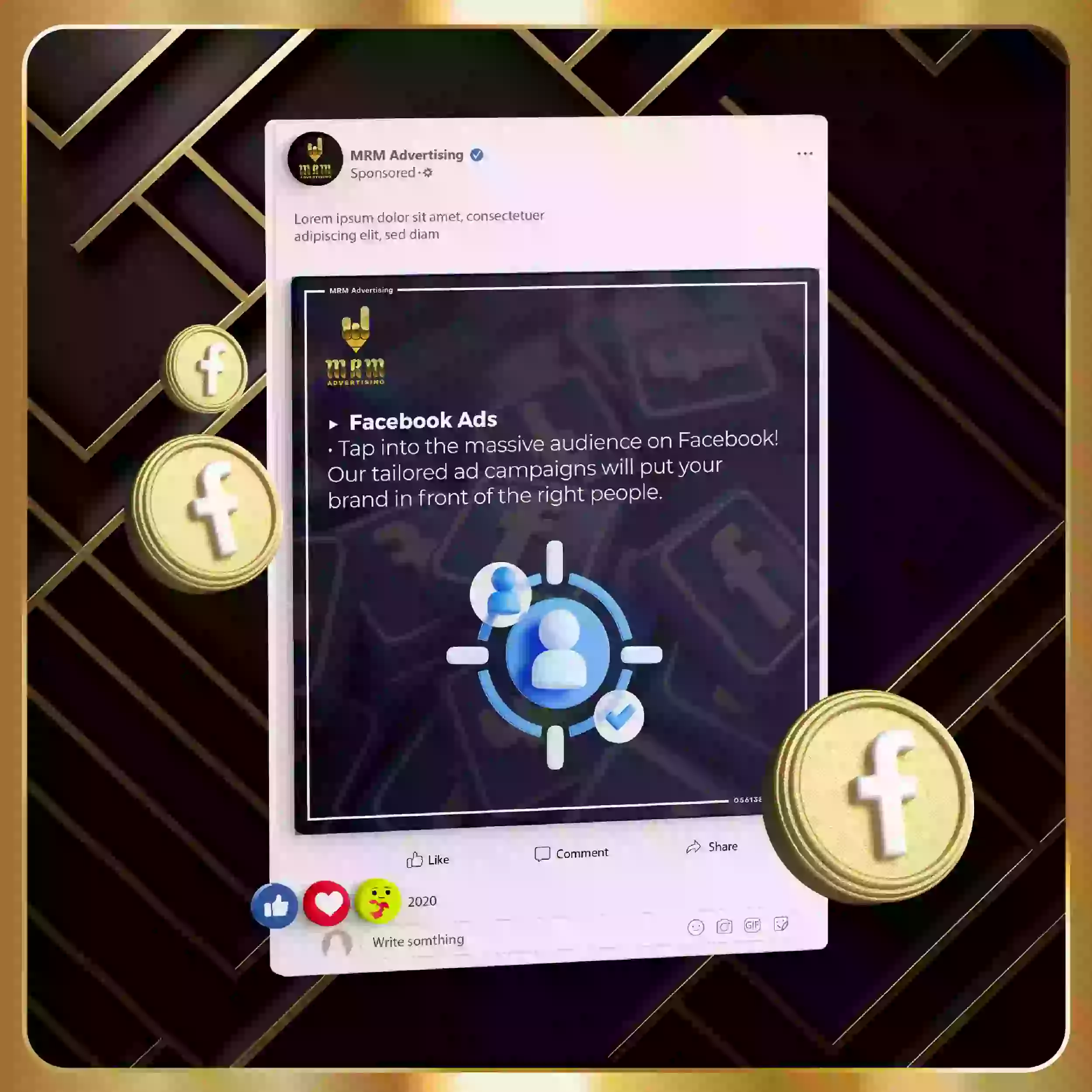 Phone with social media event promotion  